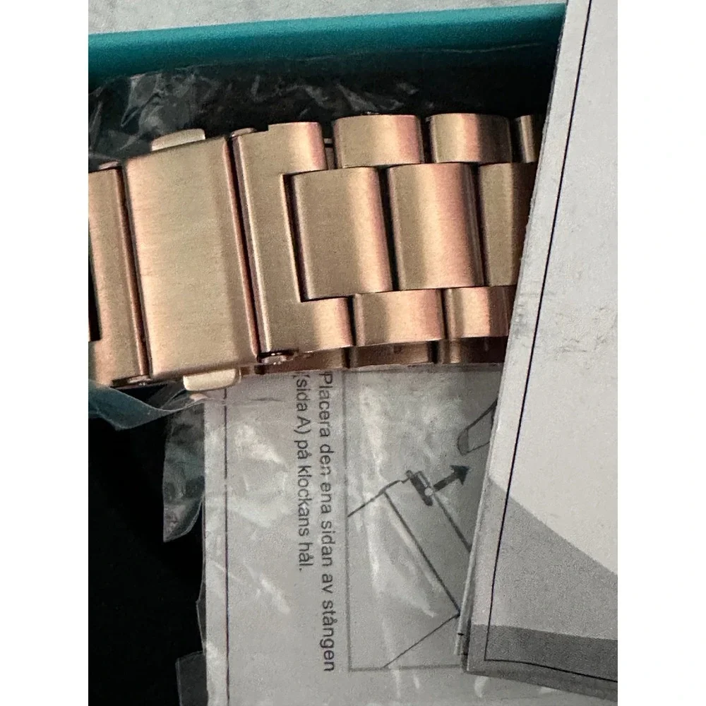 FINTIE Metal Watch Band Strap Rose Gold Stainless Steel Replacement Bracelet‎
